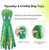 G&P Dog Squeaky Toys Octopus - No Stuffing Crinkle Plush Dog Toys for Puppy Teething, Durable Interactive Chew Toys for Small, Medium and Large Do...