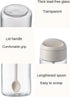 Spice jars 2 Piece, with airtight Lid and Spoon Glass Condiment Pot,8.8oz sugar and salt container,for Kitchen Counter Keeping Sugar,Salts,Spice,S...