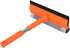 Professional Window Squeegee,2 in 1 Squeegee Window Cleaner with Long Stainless Steel Handle,Sponge Car Window Squeegee for Gas Station, Glass,Sho...