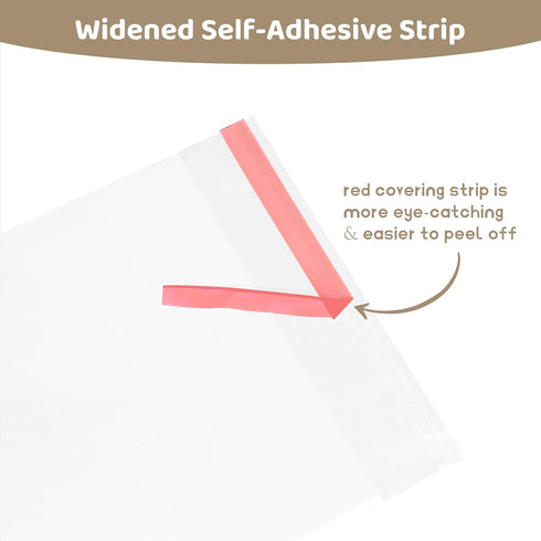 Cookie Bags 200PCS Self Sealing Cellophane Bags 4X6 Inches Small Sealable Clear Plastic Bags with Seal for Gift Giving, Packaging Candy, Snack, Tr...