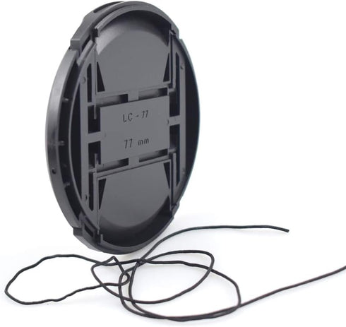 77mm Camera Lens Cap Compatible for Nikon 18-35mmf/3.5-4.5DIF-ED,AF18mmf 2.8D,28-300mmf/3.5-5.6GEDVR Lens and for Canon EF300mmf/4LUSM,EF400mmf/5....