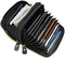 Marshal Genuine Leather Credit Card Holder Wallet Accordion Double Zipper with Id window...