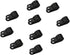 heyous 100pcs 1/2 inch (13.2mm) R-Type Cable Clamp Nylon Wire Hose Tube Fastener Fixed Cable Tie Mount Organizer Holder R Type Cable Clip with Mou...