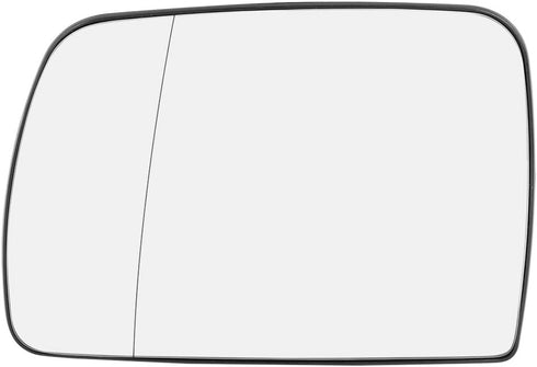 X AUTOHAUX Car Driver Left Side Rearview Mirror Glass Heated with Backing Plate for BMW X5 2000-2006...