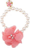 Pet Pearl Flower Necklace Princess Necklace Collar Accessories for Puppy Decoration(, Blue, red,)...