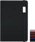 Journal Notebook, Diary Journals for Writing Travel Daily Work - Lined, 5.7” x 8.5”, Hardcover, Leather (Black)...