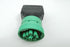Type 2 Green 9pin J1939 to OBD2 16pin J1962 Female Adapter...