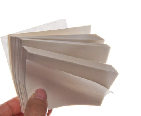 Weighing Paper 500pcs, 3.5 x 3.5 Inches Laboratory Sample Weighing Paper, Non-Stick Non-Absorbing, High-Gloss for Scale Measurement Samples Transf...