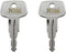 N166 Errebi Key Replacement for Yakima and Thule Ski,Cargo Box,Roof,Crossbars and Carrier Racks,Thule Car Rack Replacement Key - Codes N166 [2 pcs...