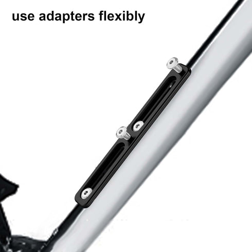 Bike Bottle Cage Adapter with 6pcs Screws and 1 Screwdriver, Adjustable 2-Slot Bike Water Bottle Bracket Adapter Bicycle Bottle Cage Mount Accesso...