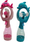 Dolphin Misting Spray Bottle Fan Kids Personal Cooling Mist Portable Handheld Humidifier Powered Fans with Mist for Girls, Set of 2...