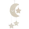 BESTOYARD Nursery Ceiling Mobile Moon Stars Ceiling Hanging Decorations for Baby Shower Baby Nursery Room...