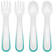 OXO Tot Fork and Spoon Training Set, Teal...