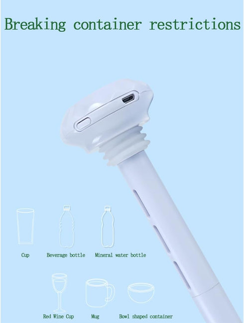 Mini Portable Humidifier, Ultra Silent Mini USB Humidifier, Optional Container, Automatic Shutdown, Suitable for Plants, Cars, Offices, Hotels Min...