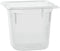 Vollrath Clear 1/6 Size Super Pan 3 2.2 Qt. Plastic Pan...