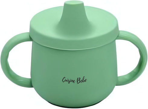 3in1 Silicone Cup with Handles, 3 Lids & Straw | Transition Sippy Cup | Snack Bowl for Babies | Perfect for Meals, Snacks and Walks. Sippy Cup wit...