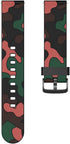 ZKCREATION Replacement Watch Band 22 mm Fitness Tracker Activity Tracker Camouflage Red...