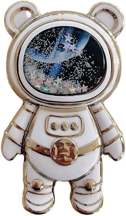 Cute Phone Stand Holder,Cell Phone Astronaut Hidden Kickstand for Desk,Astronaut Phone Holder,Adjustable Tablet Phone Ring Stand with 3D Moving St...