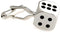Dice Die Craps Gambling Pair Cufflinks in a Presentation Gift Box & Polishing Cloth...