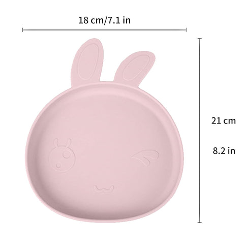 Baby Led Weaning Supplies, Silicone Baby Feeding Set, Suction Plate and Bowl, Self Feeding Spoons, First Stage Food Set, Baby feeding Dishes, Infa...