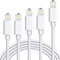 iPhone Charger Cable Lightning Cable Mfi Certified 5Pack(3ft/3ft/6ft/6ft/10ft) USB Fast Long iPhone Charging Cords Compatible iPhone XS/Max/XR/X/8...