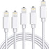 iPhone Charger Cable Lightning Cable Mfi Certified 5Pack(3ft/3ft/6ft/6ft/10ft) USB Fast Long iPhone Charging Cords Compatible iPhone XS/Max/XR/X/8...