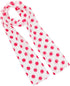 Women's Scarf Polka Dot Red and White Scarf Retro Chiffon Sheer Dot Scarf Stylish Fashion Neckerchief (red dots)...