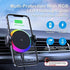 Dekala Magnetic Car Mount Charger, Wireless Car Charger for Magsafe with RGB Ambient Light, 15W Fast Charging Auto-Alignment Air Vent Phone Holder...