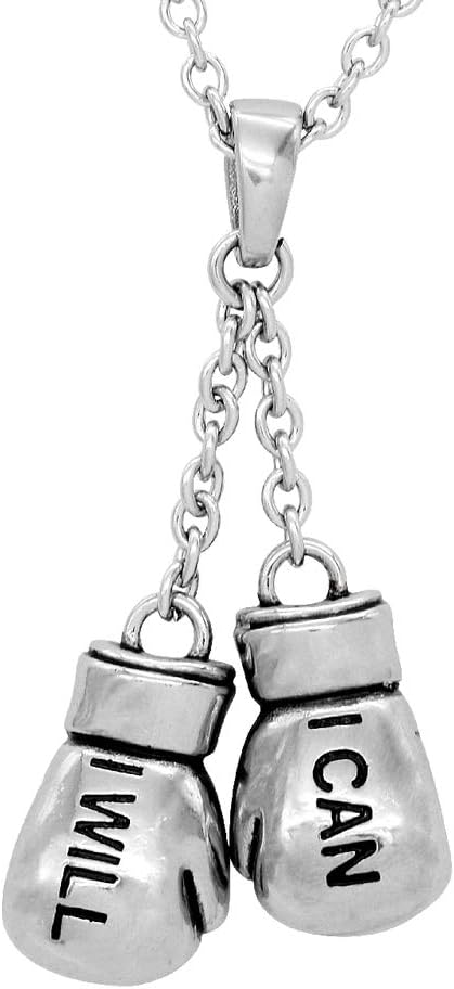Controse Knockout Boxing Gloves Necklace...
