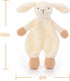 Apricot Lamb Stuffed Animals Security Blanket White Bunny Rabbit Infant Nursery Character Blanket Luxury Snuggler Plush(White Bunny, 10 Inches)...