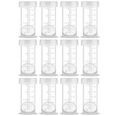 Maymom Colostrum & Storage Bottles Leak Proof Lids, Breastmilk Freezer or Refrigerator Storage, Made without BPA; 12pc/pk...