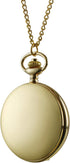I-MART Smooth Vintage Pocket Watch with Chain (Gold)...