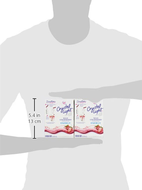 Crystal Light Energy Strawberry On-The-Go Powdered Drink Mix 30 Count...