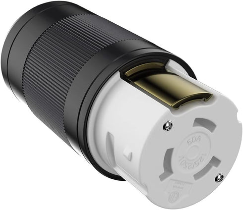 50 AMP RV Power Cord Locking Shore Connector Replacement End Marine Twist Lock (50 Amp Connector)...