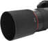 Camera Lens Hood for Canon,ET-73 Plastic Black Camera Mount Lens Hood Fit for Canon EF 100mm f/2.8L Macro is USM Lens,Lens Hood...