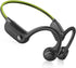 Bone Conduction Headphones,Open-Ear Headphones with Built-in Mic,10H Playtime,Bluetooth 5.2 Waterproof Wireless Headset for Running,cycling, Gym,H...