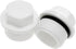 -PPR Hose Cap Garden Hose Plug Sprinkler Cap Pipe Accessories 3/4 Inch Plastic White Hose Cap -4PCS...