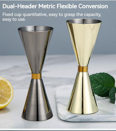 Jigger 2oz 1oz (60ml/30ml),Finished Japanese Jigger with Measurements Inside,cocktail measuring cup jigger for bartending...