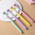 1pcs Random Color Three-Sided Soft Hair Toothbrush,Toothbrush Medium,Effective Wrap-Around Design,Deeply and Thoroughly To Clean Teeth and Gums,Ma...