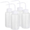 PATIKIL 500ml Wash Bottle, 4pcs Plastic Squeeze Bottle Wide Mouth Bottle Watering Tools Foam Bottle for Green Soap Cleaning Washing Irrigation, Cl...