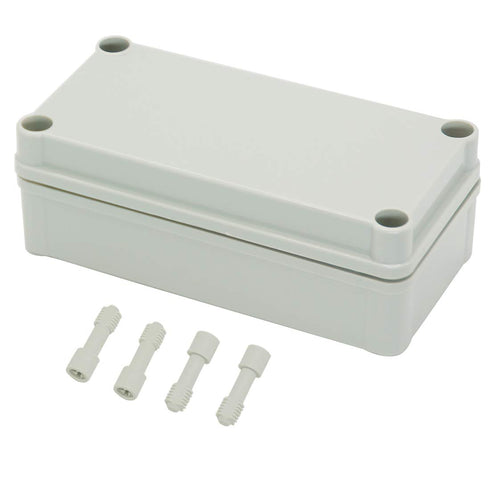 Zulkit Junction Box ABS Plastic Dustproof Waterproof IP67 Junction Boxes Universal Electrical Project Enclosure DIY Electronic Project Box Grey 6....