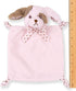 Bearington Baby Wee Wiggles, 8 x 7 Inch Small Pink Puppy Stuffed Animal, Baby Security Blankets for Girls, Dog Lovey...