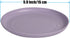 Wheat Straw Plates Lightweight Unbreakable Dinner Dishes Plates Set Dishwasher & Microwave Safe (Small 6 Pack 5.9')...