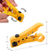 Universal Coaxial Cable Stripper Cutter Stripping Tool for Flat/Round UTP Cat5 Cat6 Coax RG59 /RG6/7/11, 2 Pack...