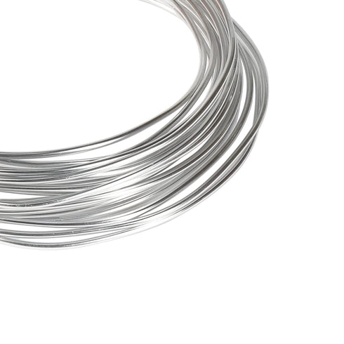 Tenn Well 12 Gauge Aluminum Wire, 100 Feet 2mm Bendable Metal Craft Wire for Sculpting, Armature, Jewelry Making, Floral Making, Doll Making, Mode...