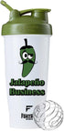 Blender Bottle x Forza Sports Classic 28 oz. Shaker - Jalapeno Business - White...