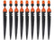 CTKcom Micro Spray Adjustable 360 Degree Water Flow Irrigation Drippers on Stake Emitter Drip System,Pack of 25...