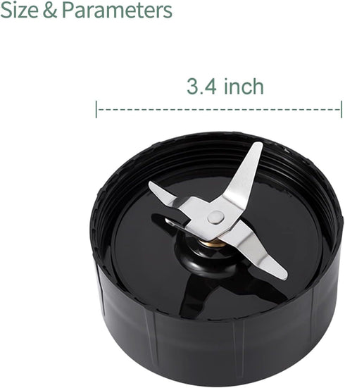 1-pack Magic Bullet Replacement Parts Cross Blades Compatible with Magic Bullet 250w Blender, Juicer and Mixer (Model MB1001)...