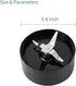 1-pack Magic Bullet Replacement Parts Cross Blades Compatible with Magic Bullet 250w Blender, Juicer and Mixer (Model MB1001)...