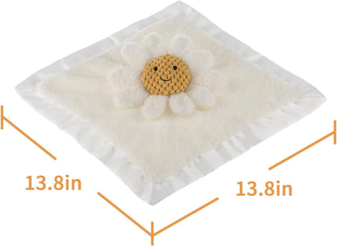 Apricot Lamb Daisy Soft Loveys for Babies, Security Blanket for Baby Boy and Girl, 13.8 Inches for Infant and Toddlers...